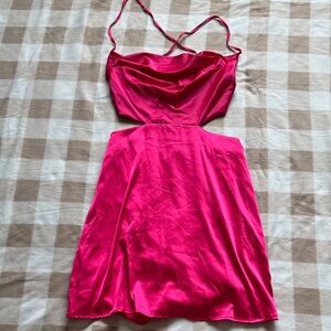 Hot Pink Mini Dress